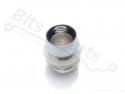 LED fitting/armatuur 10mm kunststof chrome